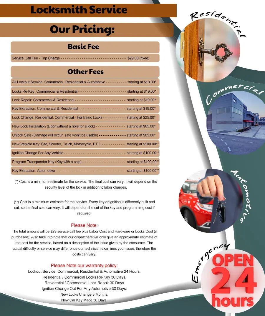 Agoura Hills Locksmith Store Agoura Hills, CA 818-531-9691 - pricing